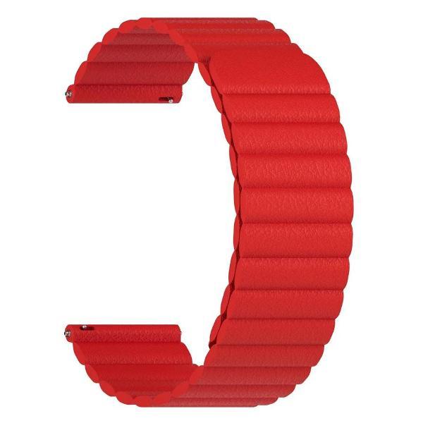фото Ремешок alioth, универсальный, силикон, 20mm red/black (ds-gs-03-20-rd) lyambda