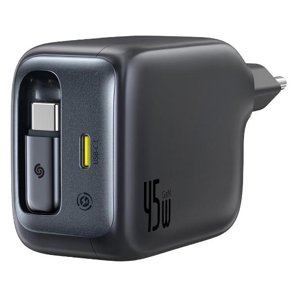 фото Сетевое зарядное устройство enercore cj11 3c 67w eu cosmic black (e0121e00) baseus