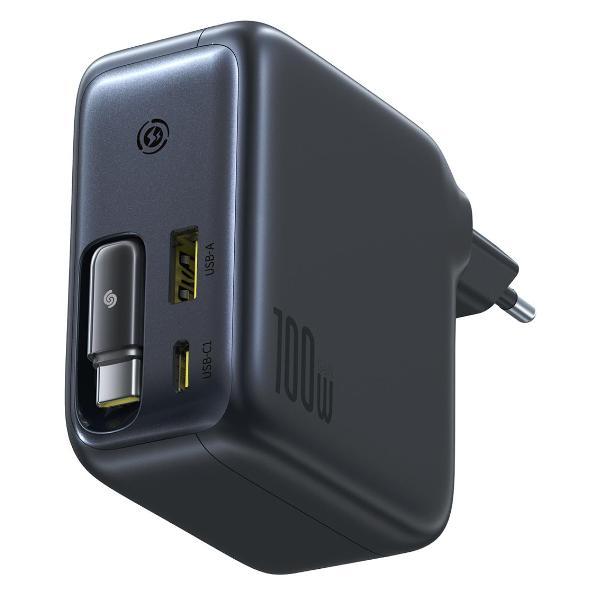 фото Сетевое зарядное устройство picogo an13 2c 45w eu cosmic black (e0121f00) baseus