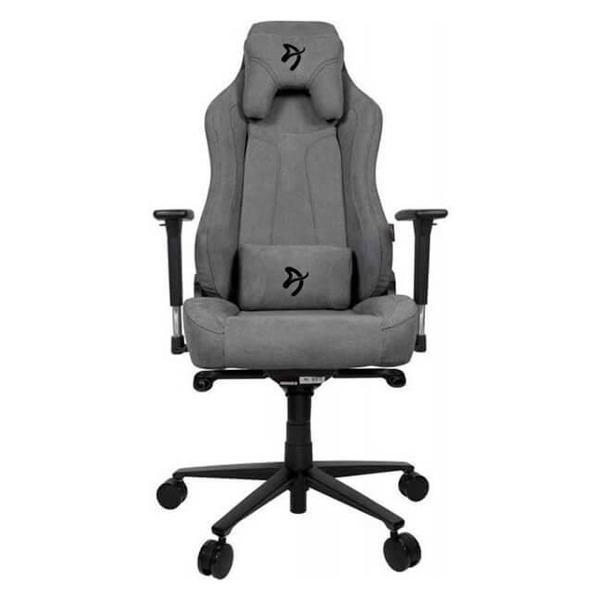 фото Игровое кресло vernazza soft fabric light grey (vernazza-sfb-lg) arozzi