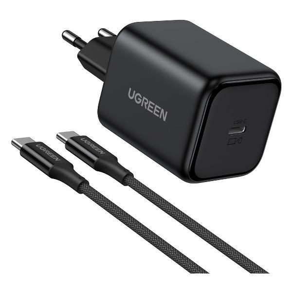 фото Сетевое зарядное устройство x524 usb-c cable 45w, белое (65055) ugreen