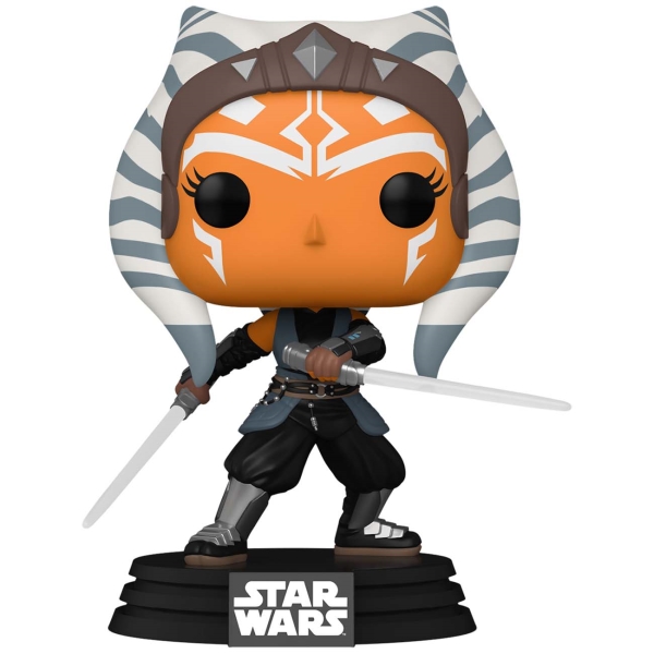 фото Фигурка pop! bobble star wars: the mandalorian - ahsoka w/ sabers (54527) funko