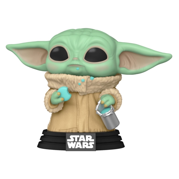 фото Фигурка pop! bobble star wars: the mandalorian: grogu with cookies (54531) funko