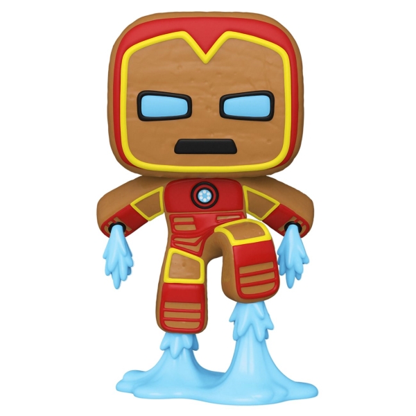 фото Фигурка pop! bobble marvel holiday: gingerbread: iron man (50658) funko