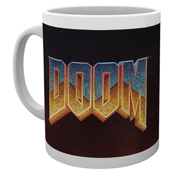 фото Кружка doom mug: classic logo, 320 мл (mg1293) abystyle