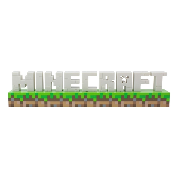 фото Геймерский светильник minecraft: logo light (pp8759mcf) paladone