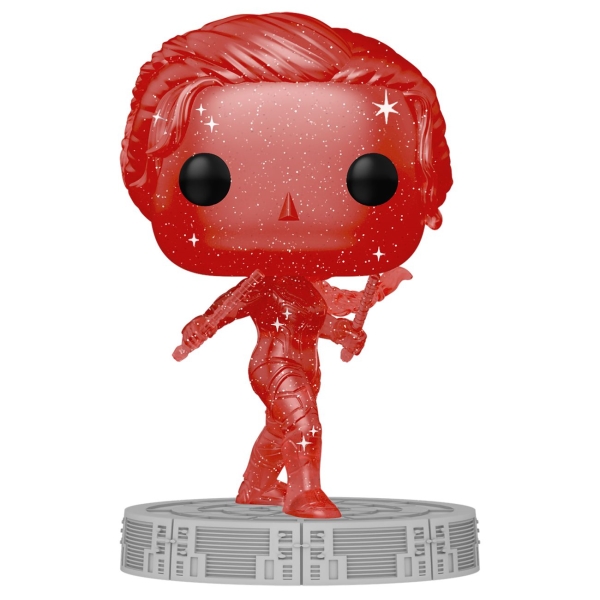 фото Фигурка pop! art series bobble marvel infinity saga: black widow red with case (57613) funko