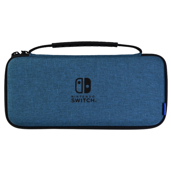 фото Защитный чехол slim tough pouch blue для консоли nintendo switch oled (nsw-811u) hori