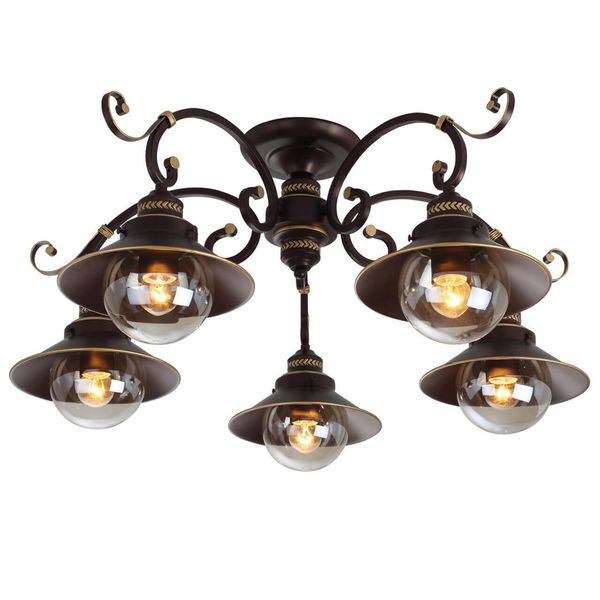 фото Люстра потолочная grazioso (a4577pl-5wg) arte lamp