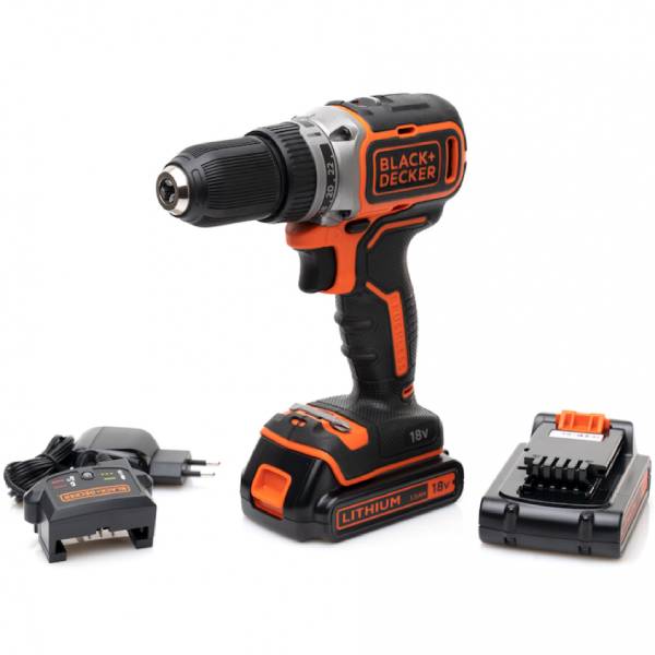 фото Аккумуляторная дрель-шуруповерт bl186kb-qw black-decker