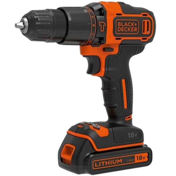 фото Аккумуляторная дрель-шуруповерт bdchd18kb-qw black-decker