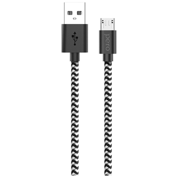 фото Кабель dc-04 microusb, 2а, 2 м (prdc-04mu2msb) pero