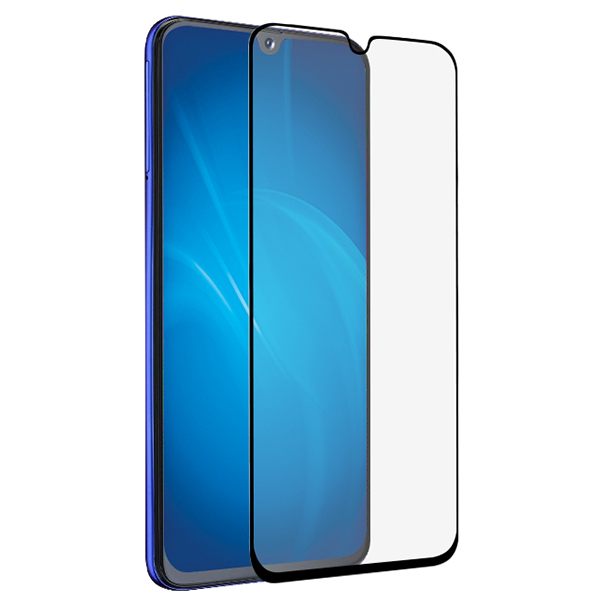 фото Защитное стекло для samsung galaxy a32 (4g), черная рамка (scolor-118) df