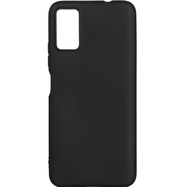 фото Чехол для zte blade a71, силиконовый, черный (zcase-20) df