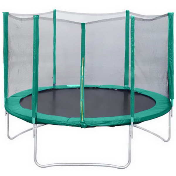 фото Каркасный батут trampoline 10", с защитной сеткой, 3 м, зеленый (сг000000367) кмс