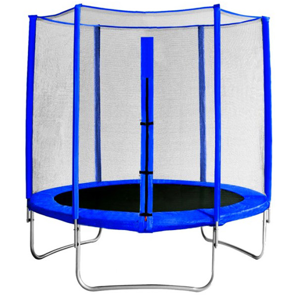 фото Каркасный батут trampoline 10", с защитной сеткой, 3 м, синий (сг000005078) кмс