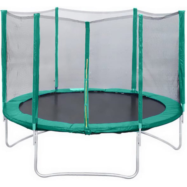 фото Каркасный батут trampoline 12", с защитной сеткой, 3,7 м, синий (сг000005079) кмс