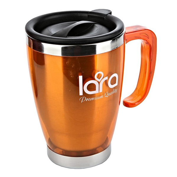 фото Термокружка 400 мл orange (lr04-38) lara