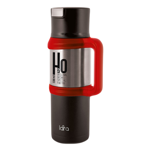 фото Термос 1,2 л black/red (lr04-17) lara