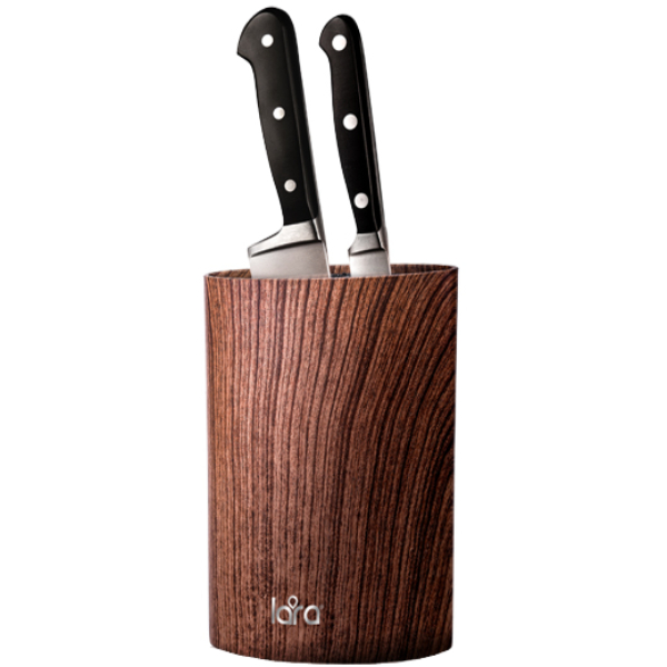 фото Подставка для ножей овальная, soft touch wood (lr05-101) lara