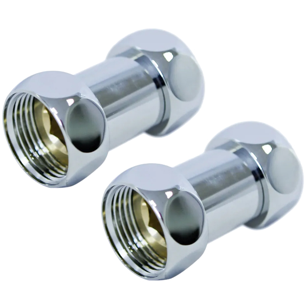 фото Соединение прямое, 1'' х 1'', пара (lux-730sch1010) luxon