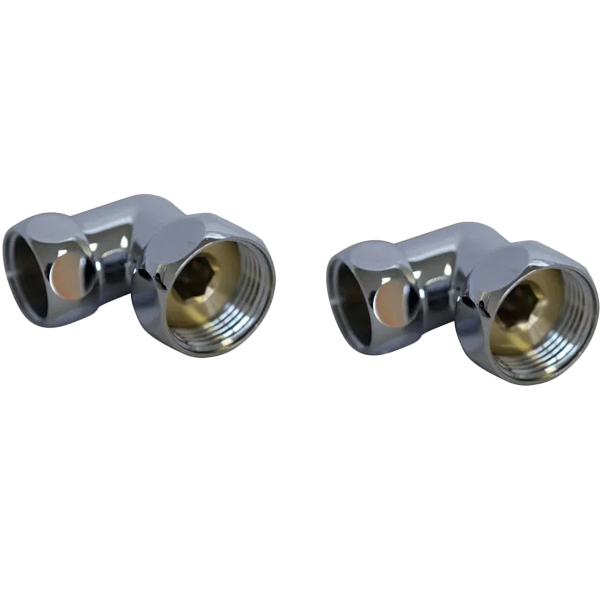 фото Соединение угловое, 1'' х 3/4'', пара (lux-740sch1005) luxon