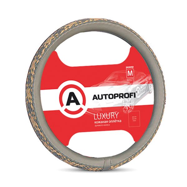 фото Оплетка рулевого колеса ap-810 black/black-grey autoprofi