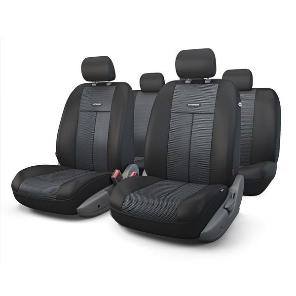 фото Чехлы для автомобильных сидений tt-902m black/black autoprofi