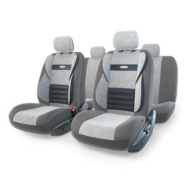 фото Чехлы для автомобильных сидений comfort combo cmb-1105 dark grey/light grey autoprofi