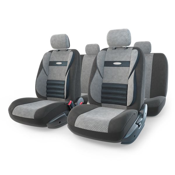 фото Чехлы для автомобильных сидений comfort combo cmb-1105 black/dark grey autoprofi