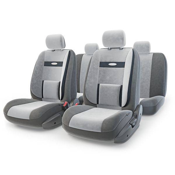 фото Чехлы для автомобильных сидений comfort com-1105 dark grey/light grey autoprofi