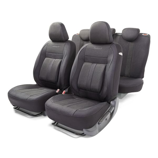 фото Чехлы для автомобильных сидений cushion comfort cus-1505 black/black autoprofi