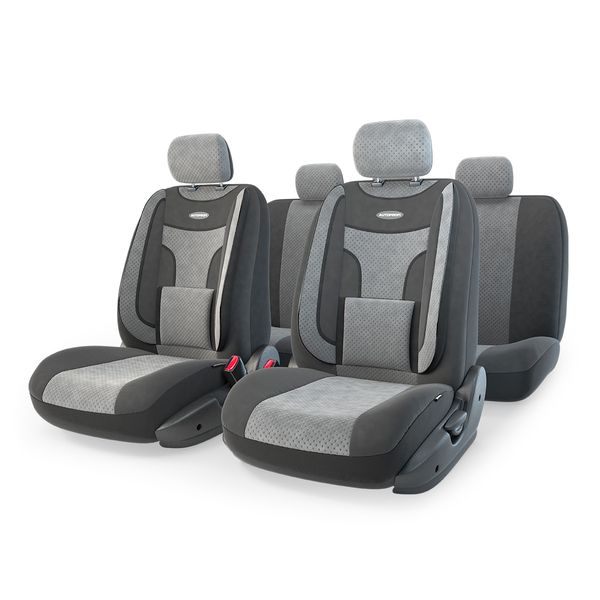 фото Чехлы для автомобильных сидений extra comfort eco-1105 black/dark grey autoprofi