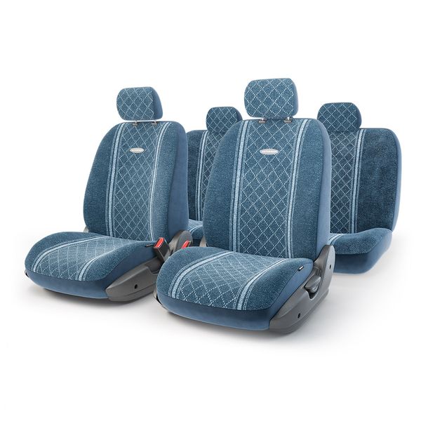 фото Чехлы для автомобильных сидений gobelen gob-1105 blue/romb autoprofi