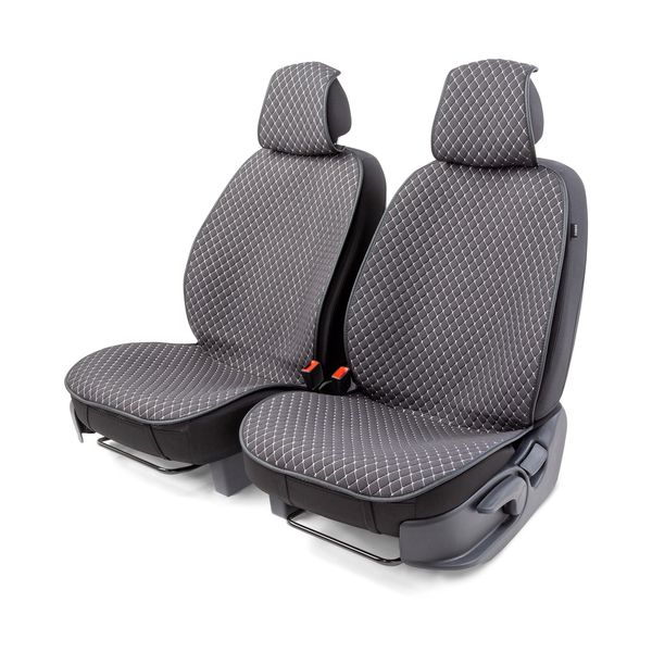 фото Накидки на сиденье передние, лен, 2 шт black/gray (cus-1052 bk/gy) carperformance