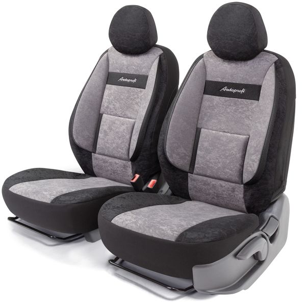 фото Чехол для автомобильного сиденья comfort com-0405 bk/d.gy, велюр autoprofi