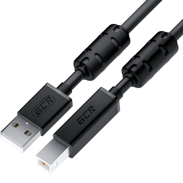 фото Кабель prof usb 2.0 a/b, 5 м, черный (gcr-52419)