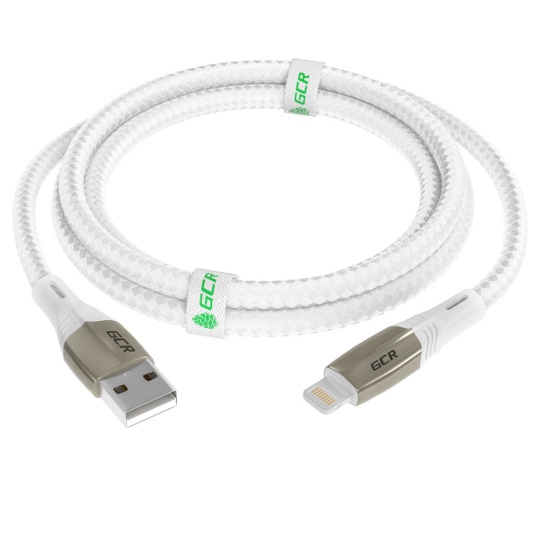 фото Кабель mercedes usb-a/lightning, 1,7 м white (52578) gcr