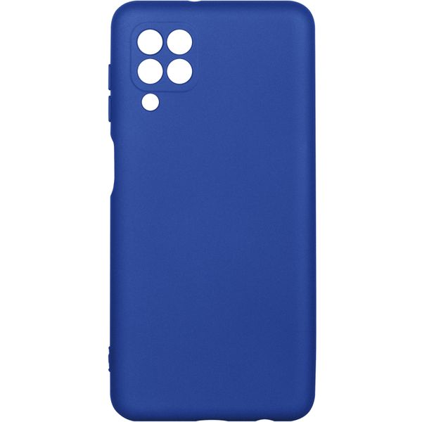 фото Чехол для samsung galaxy m32, силикон с микрофиброй blue (soriginal-23 b) df