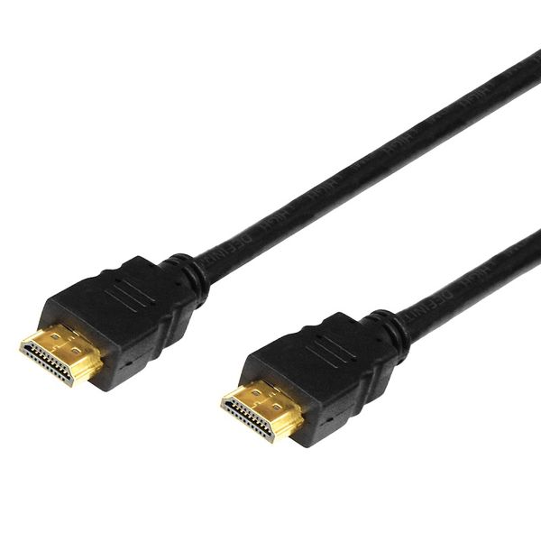 фото Кабель 2хhdmi 1.4, 10 м gold, 5 шт (17-6208) rexant