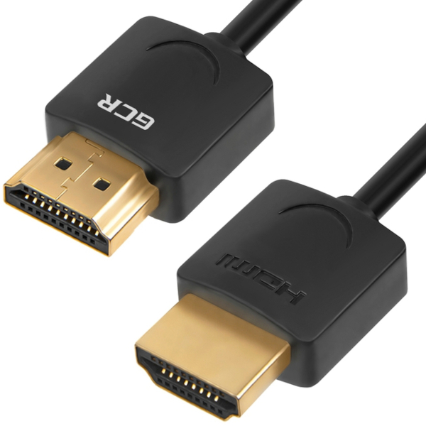 фото Кабель цифровой аудио-видео, slim hdmi 2.0, 3 м, черный (gcr-51597)