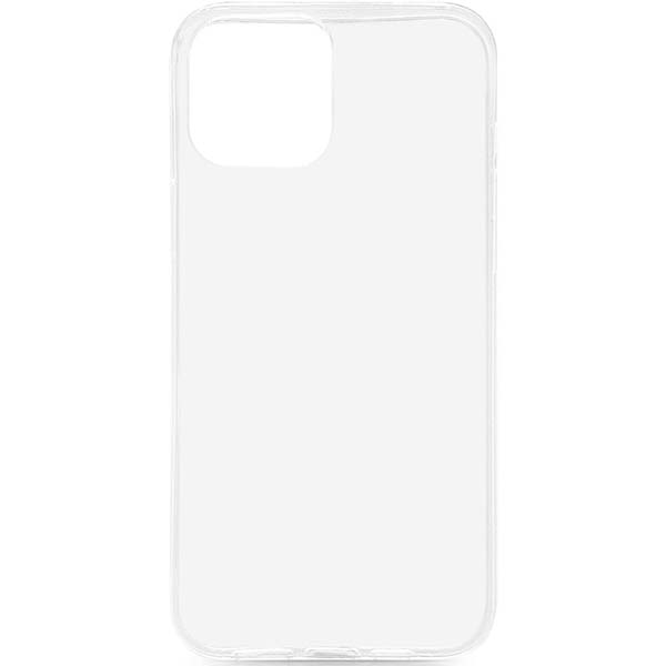 фото Чехол для iphone 13 mini, супертонкий, силиконовый, прозрачный (icase-20) df