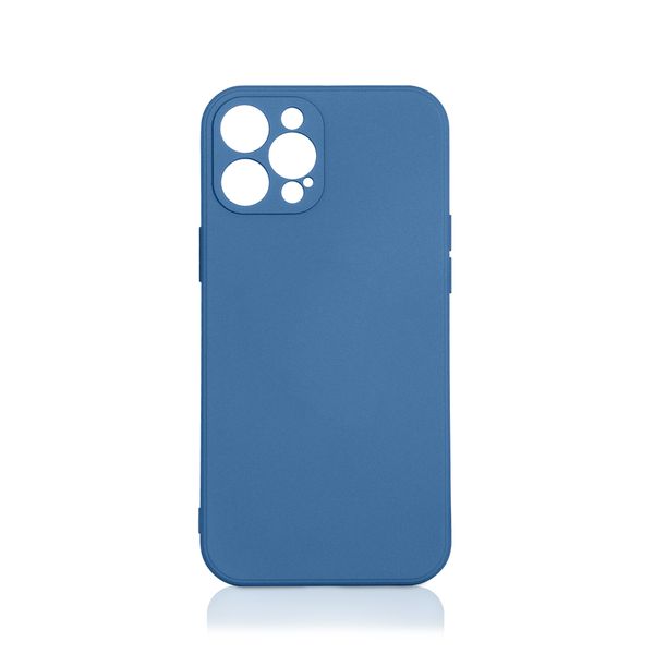 фото Чехол для iphone 13 pro, силиконовый с микрофиброй blue (ioriginal-11) df