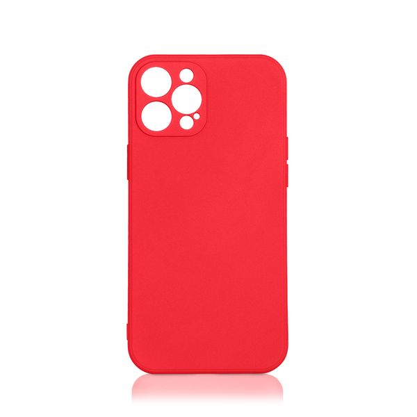 фото Чехол для iphone 13 pro, силиконовый с микрофиброй red (ioriginal-11) df