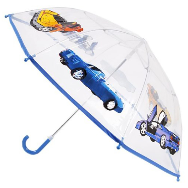 фото Зонт детский "автомобиль", 46 см, голубой (53700) mary-poppins