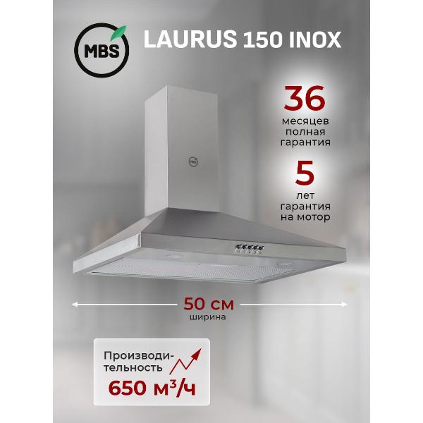 фото Вытяжка laurus 150 inox mbs