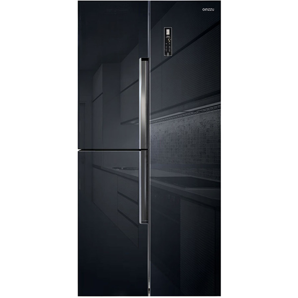 фото Холодильник nfk-535 black glass ginzzu