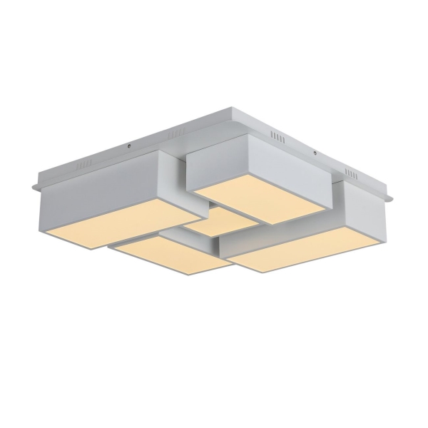 фото Светильник потолочный mecano, led 5x10w 3000k/4000k/6000k, белый (sl934.502.05) st-luce