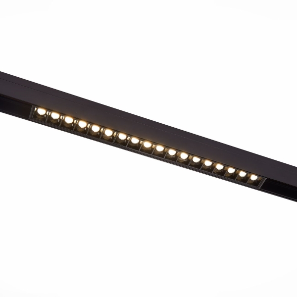 фото Светильник трековый seide, led 1x18w 3000k, черный (st361.436.18) st-luce