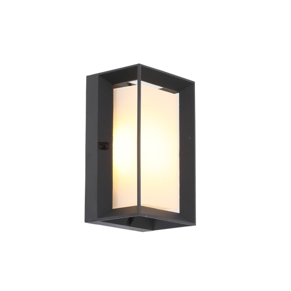 фото Уличный настенный светильник cubista, led 1x6w 3000k, черный/белый (sl077.411.01) st-luce